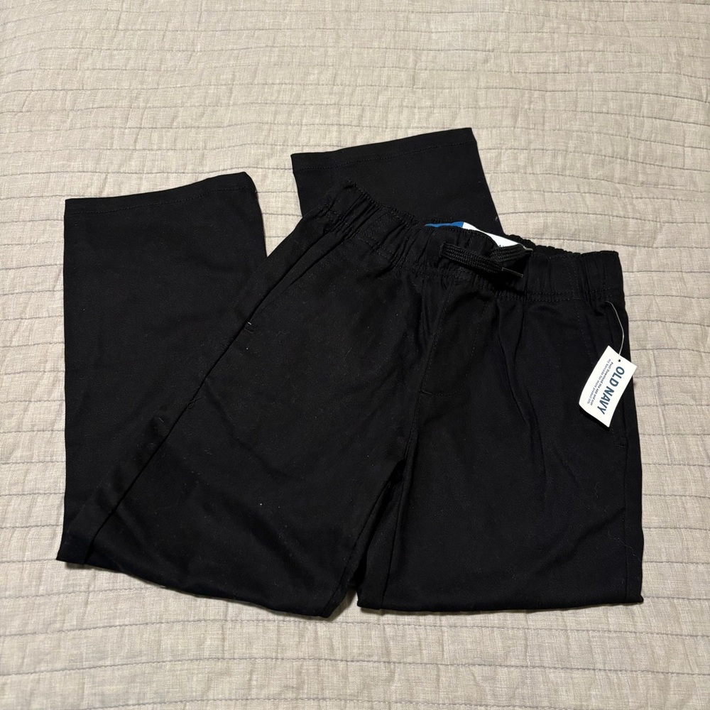 NWT Old Navy Black Straight Built-In Flex Pants